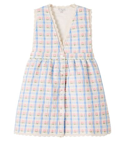 Bebe Organic Bebe Organic Zora floral cotton-blend dress