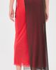 Bec + Bridge Bec + Bridge Alyna Contrast Skirt Bitter Choc/Flame - 3