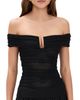 Bec + Bridge Bec + Bridge Camille Off-Shoulder Top Black - 1