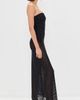 Bec + Bridge Bec + Bridge Karla Strapless Maxi Dress Black/Choc Spot 12 - 4