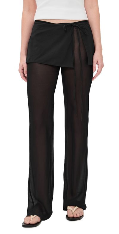 Bec + Bridge Bec + Bridge Maralia Overlay Pants Black