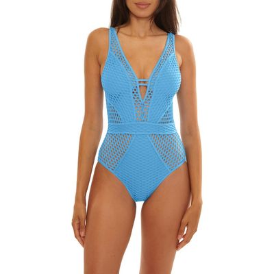 BECCA BECCA Castaway Plunge One-Piece Swimsuit