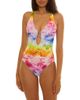 BECCA BECCA Fiji Plunge Neck One-Piece Swimsuit - 1