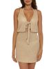 BECCA BECCA Gilded Metallic Cover-Up Sheath Dress - 1