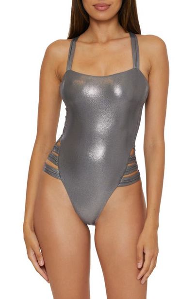 BECCA BECCA Liquid Metal One-Piece Swimsuit