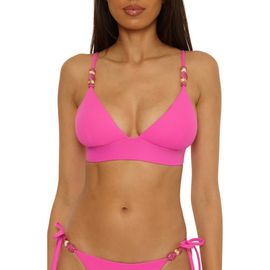 BECCA BECCA Modern Edge Halter Bikini Top
