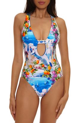 BECCA BECCA Mykonos Reversible One-Piece Swimsuit