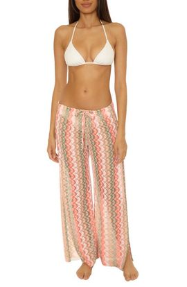 BECCA BECCA Paradise Open Knit Cover-Up Pants