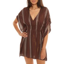 BECCA BECCA Radiance Metallic Stripe Cover-Up Tunic