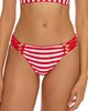 BECCA BECCA Sail Away Stripe Hipster Bikini Bottoms - 1