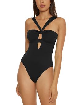 Becca By Rebecca Virtue Becca by Rebecca Virtue Color Code Rylie Convertible Bandeau One Piece Swimsuit