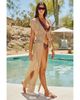 Becca By Rebecca Virtue Becca by Rebecca Virtue Crochet Swim Cover-Up Maxi Tunic - 4