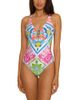 Becca By Rebecca Virtue Becca by Rebecca Virtue Mijas Gia Scoop Neck One Piece Swimsuit - 1