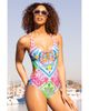 Becca By Rebecca Virtue Becca by Rebecca Virtue Mijas Gia Scoop Neck One Piece Swimsuit - 2