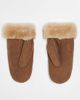 Becksondergaard Becksondergaard doa shearling gloves in tan-Brown - 2