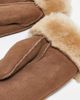 Becksondergaard Becksondergaard doa shearling gloves in tan-Brown - 3