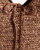 Becksondergaard Becksondergaard premium siena straw slouchy tote in neutral brown - 3
