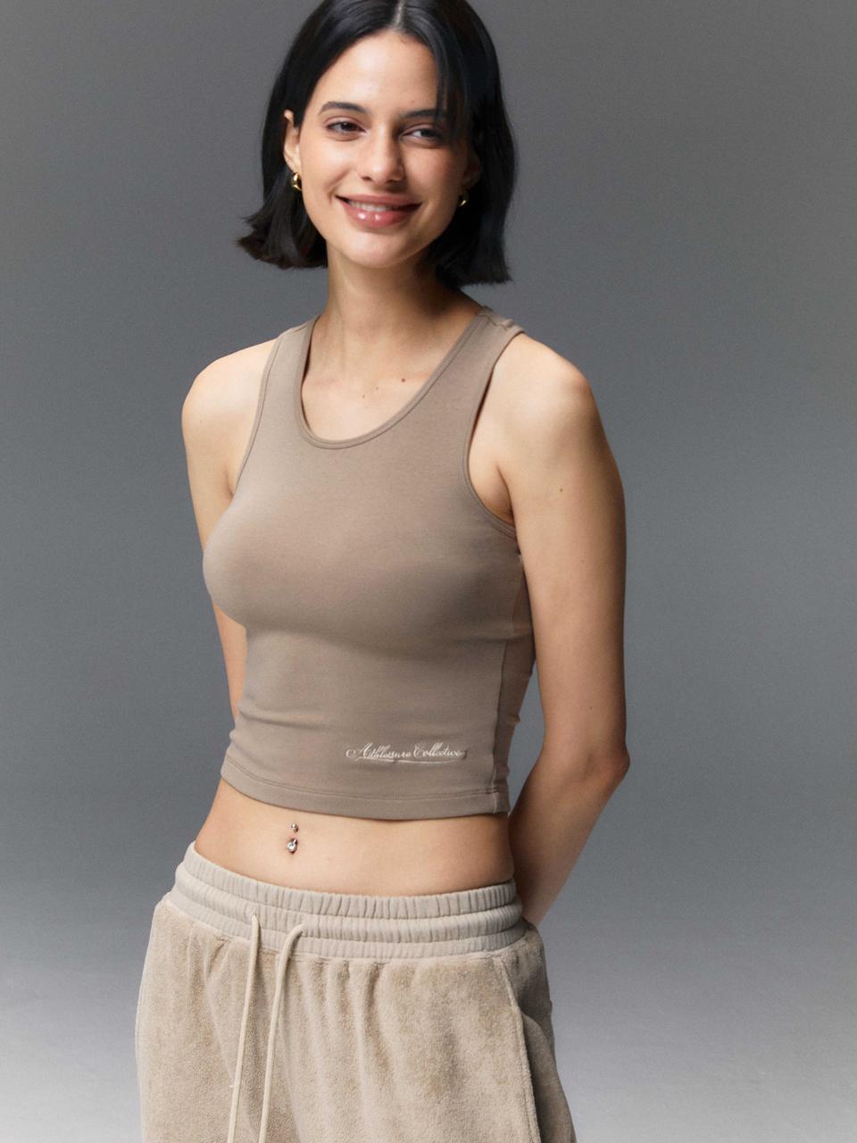 BEDEVIL Script Logo Crop Tank