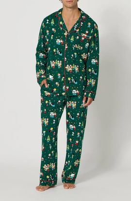 BedHead Pajamas BedHead Pajamas Peanuts Holiday Cotton Jersey Pajamas