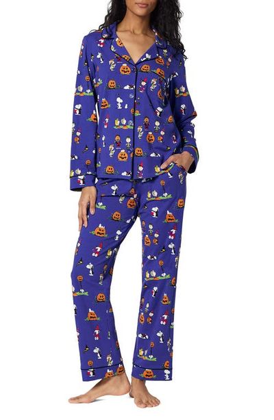 BedHead Pajamas BedHead Pajamas Peanuts Spooky Season Cotton Blend Pajamas