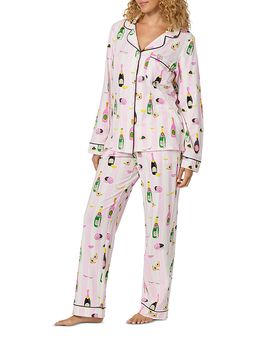 Bedhead Pajamas BedHead Pajamas Printed Cotton Blend Pajama Set