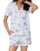 Bedhead Pajamas BedHead Pajamas Short Sleeve Boxer Knit Printed Pajama Set - 1