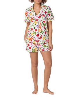 Bedhead Pajamas BedHead Pajamas Short Sleeve Classic Shorty Stretch Jersey Pajama Set