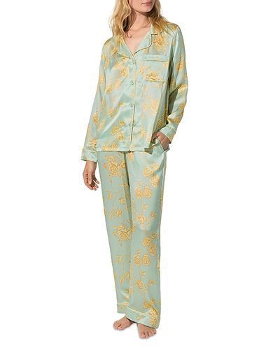Bedhead Pajamas BedHead Pajamas Silk Rose Print Pajama Set