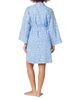 Bedhead Pajamas BedHead Pajamas Something Blue Banded Collar Stretch Jersey Robe - 4