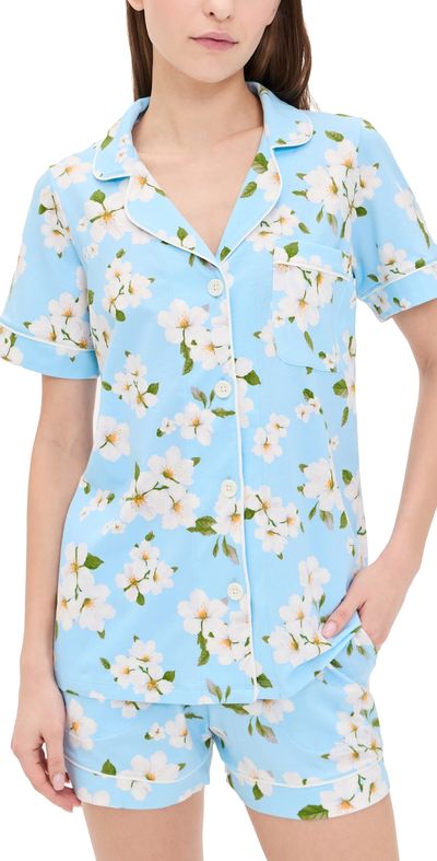 BedHead PJs BedHead PJs Short Sleeve and Shorts Pajama Set Magnolia Breeze