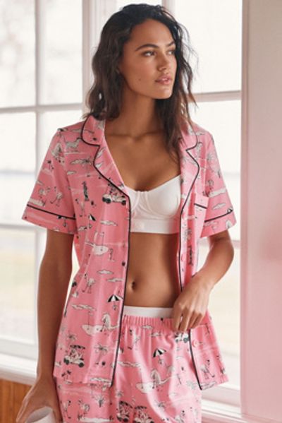 BedHead PJs Putting Pink Organic Cotton Pajama Set