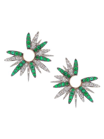 Bee Goddess Women's Hera 14K-Yellow-Gold & 1.83 TCW Diamond Earrings