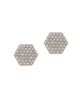 Bee Goddess Women's Honey 14K Rose Gold & 0.31 TCW Diamond Honeycomb Earrings - 2