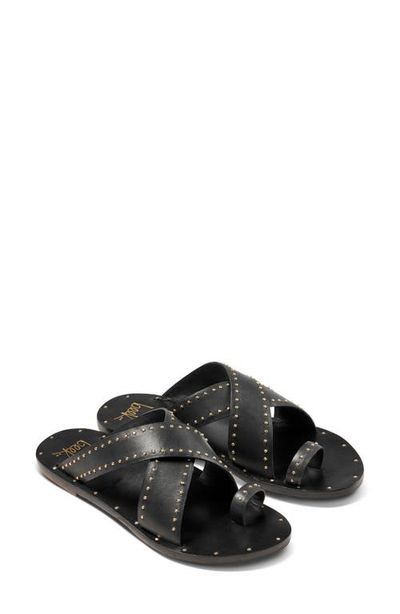 Beek Beek Curlew Studded Crossover Strap Slide Sandal