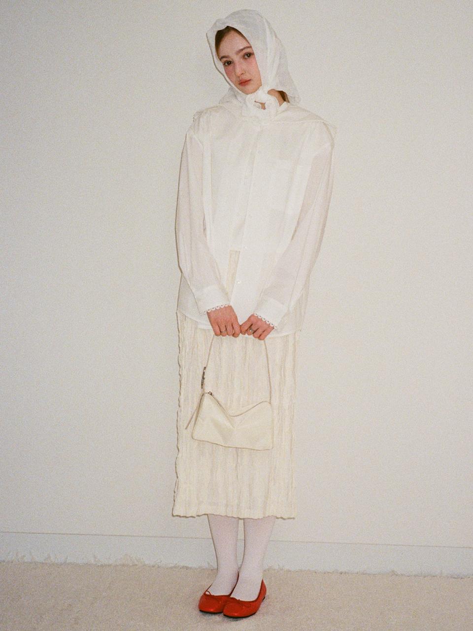 beirut CANYON LACE LONG SKIRT [CREAM]