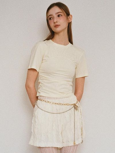 beirut CANYON LACE SHORTS [WHITE]