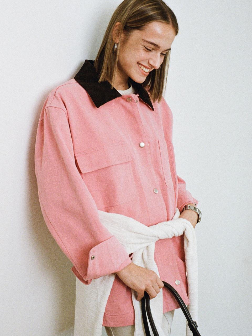 beirut SIGNATURE BUTTON WORK JACKET (PINK)
