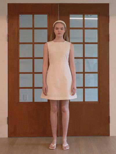 beirut Square-Neck Mod Dress