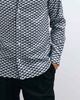 Belier Belier camp collar long sleeve illusion print shirt in monochrome-Multi - 3