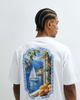 Belier Belier coast view back print graphic t-shirt in white - 1