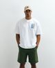 Belier Belier coast view back print graphic t-shirt in white - 2