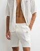 Belier Belier crochet knit drawstring shorts in white - part of a set - 3