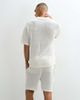 Belier Belier crochet knit drawstring shorts in white - part of a set - 4