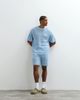 Belier Belier crochet knit logo patch shorts in sky blue - part of a set - 2