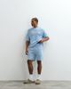 Belier Belier crochet knit logo patch T-shirt in sky blue - part of a set - 3