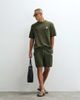 Belier Belier crochet knit shorts in olive - part of a set-Green - 2