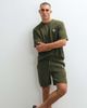 Belier Belier crochet knit shorts in olive - part of a set-Green - 4