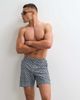 Belier Belier illusion geometric print swim shorts in monochrome-Multi - 1