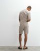 Belier Belier leon crochet knit shorts in taupe - part of a set-Brown - 4