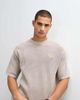 Belier Belier leon crochet knit T-shirt in taupe-Brown - 1